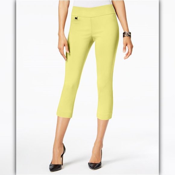 alfani tummy control pull on pants